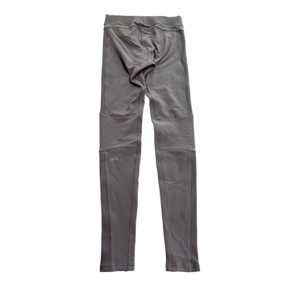 ALO Yoga Alosoft High-Waist Head Start Leggings in Fog Grey - Picture 4 of 5